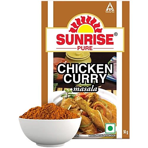 Sunrise chicken curry box 50gm
