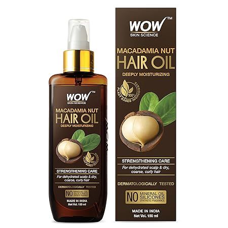 Wow macadamia nut hair oil 150ml